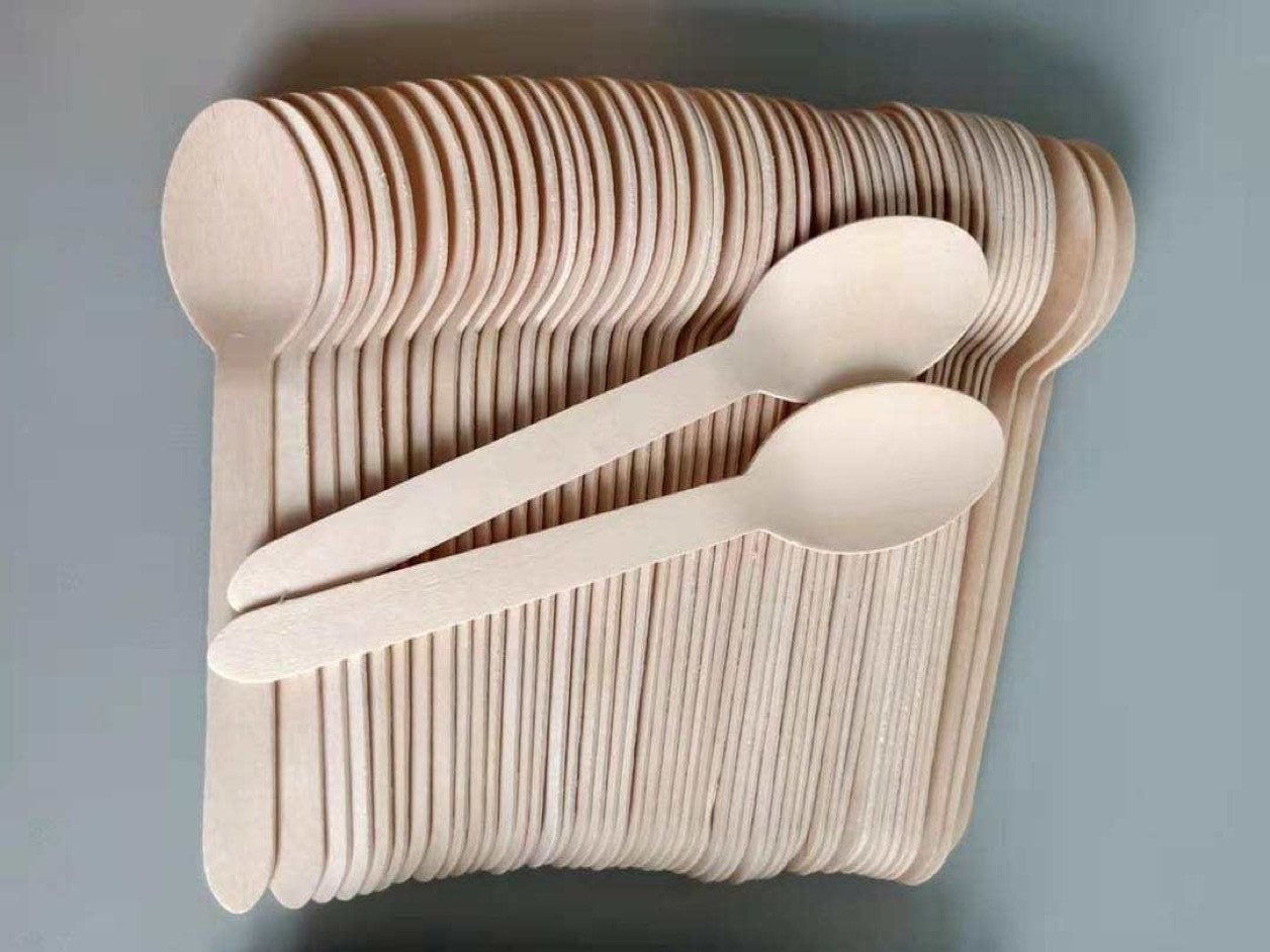 16cm disposable wooden cutlery