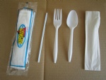 4pcs plastic cutlery kit